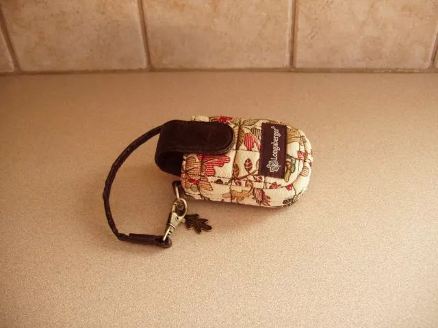 Longaberger Autumn Path Cell Phone Wristlet Clip-On Carry Case Nip Free Shipping 2