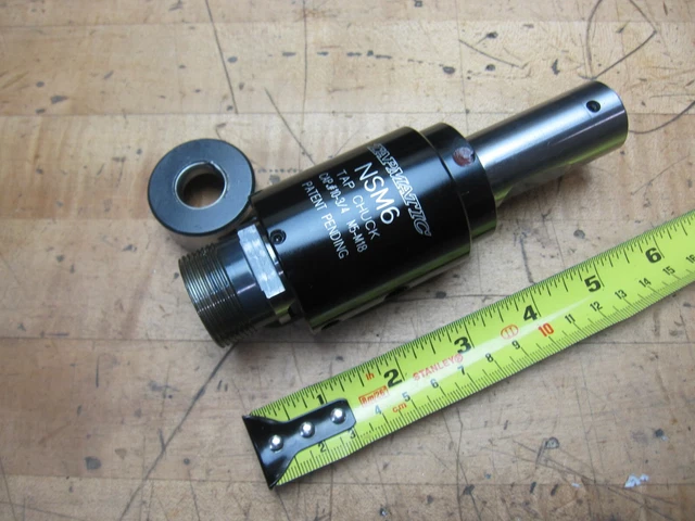 Tapmatic NSM6 tension compression tap chuck #10-3/4" or 5mm-18mm capacity