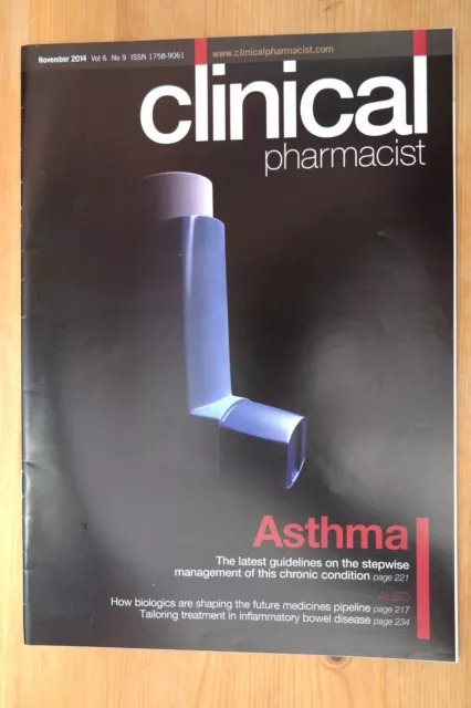 Clinical Pharmacist Magazine, Vol.6, No.9, November 2014, Asthma management