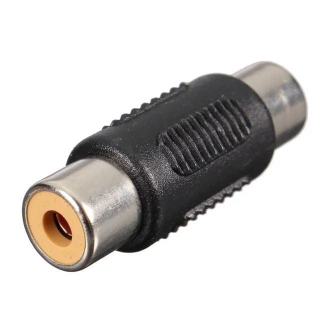 100 RCA female to female adapter coupler connector male joiners barrel changer