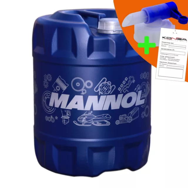 20 Liter MANNOL Hydro ISO 46 Hydrauliköl HLP 46 DIN 51524 + Ablasshahn