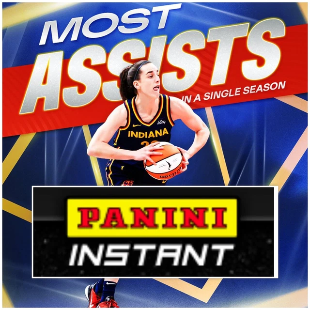 2024 PANINI INSTANT Wnba Caitlin Clark Rc Single Season Assist Record