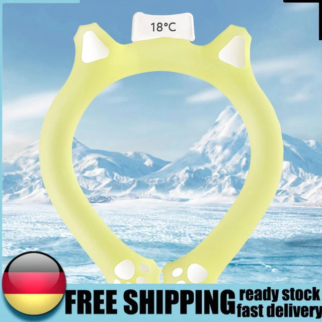 Anello collo rinfrescante, cuscino di ghiaccio collo sicuro per lavoratori outdoor/sport (18 G