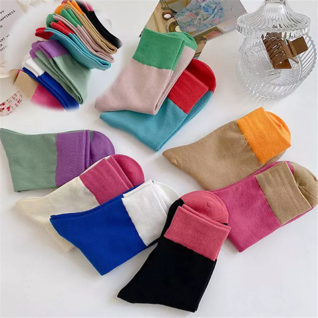 COTTON SOCKS COMFORTABLE WORK SOCKS RICH Stocking LADIES 5 PAIRS ONE SIZE