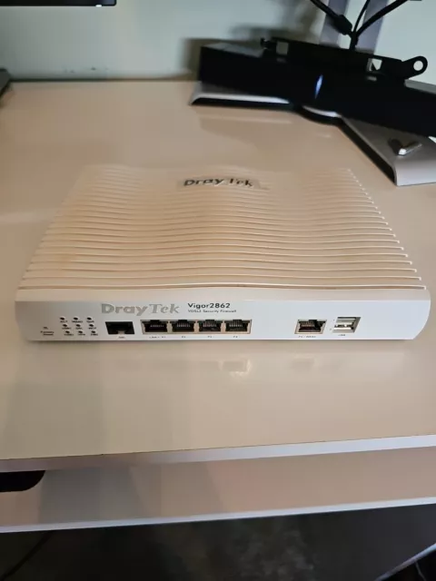 DrayTek Vigor 2862 VDSL2 Security Firewall Router with power lead