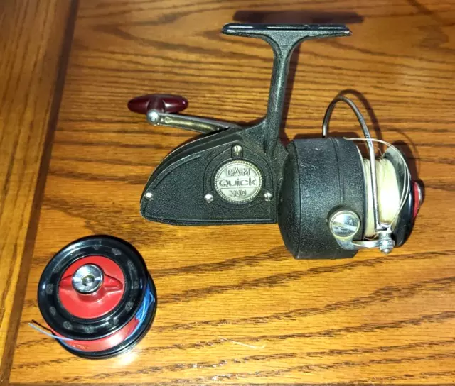 VINTAGE DAM QUICK 110 Spinning Reel Cork Spool West Germany Free Priority  Mail $69.99 - PicClick