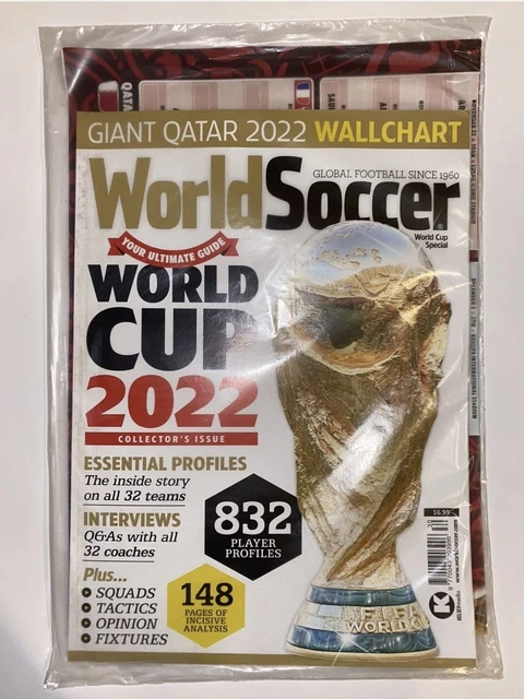 WORLD SOCCER MAGAZINE World Cup 2022 Edition Free Giant Qatar 2022 world-soccer-magazine-world-cup-2022-edition-free-giant-qatar-2022