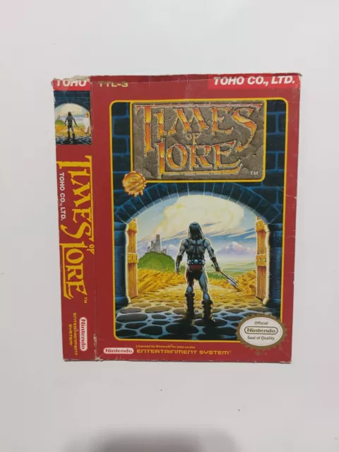 Times of Lore NES box only