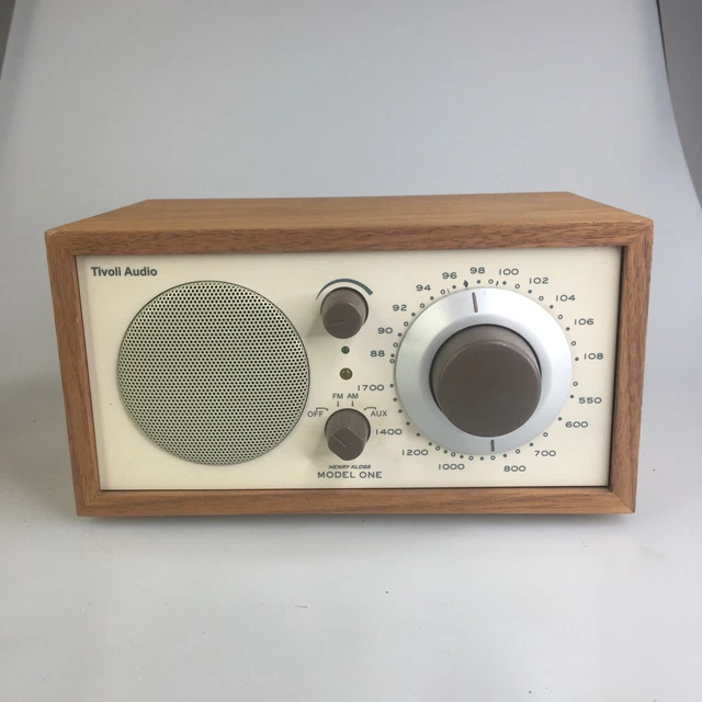 TIVOLI AUDIO MODEL One AM/FM Radio Walnut Henry Kloss Design No