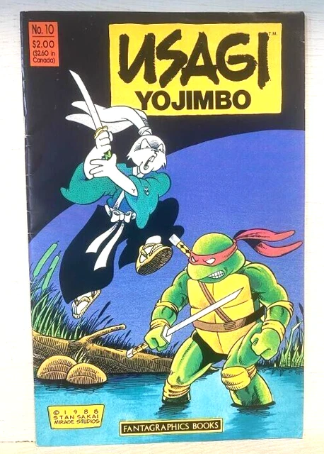 Usagi Yojimbo #10 1988 Fantagraphics TMNT appearance
