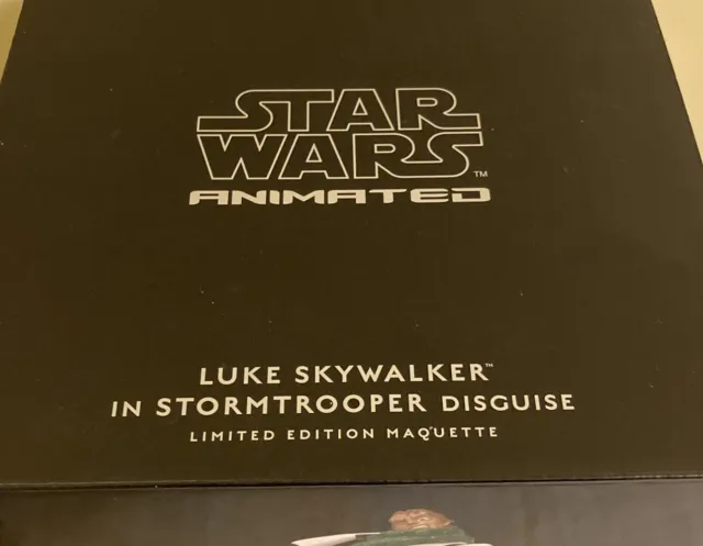 Star Wars Animated Luke Skywalker Stormtrooper Gentle Giant Ltd Edition Statue 15