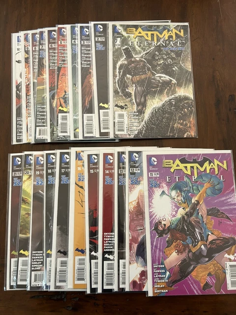 BATMAN Eternal Lot #1-21 Scott Snyder New 52 DC Comics Bagged/Boarded 1st Prints
