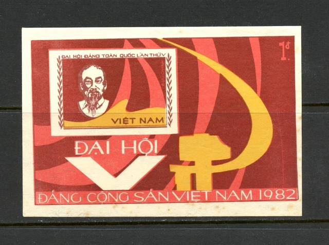 P877 Vietnam 1982 Hot Chi Minh Imperf (Manche Spektiv Bekannt) Blatt Mngai