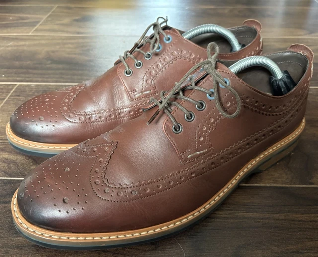 CLARKS MEN ** Pitney LIMIT Navy Combi - Brogue Trendy  display picture 2
