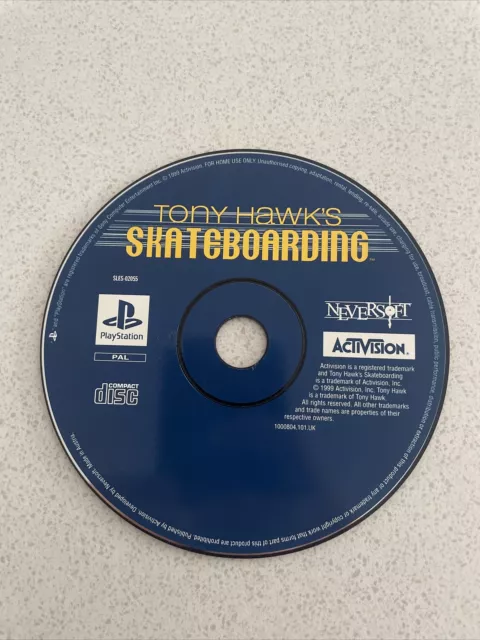 Tony Hawk's Pro Skater Playstation 1 PS1 Game For Sale