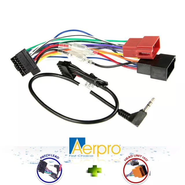 Aerpro APP9SP3 Secondary Harness with Patch Lead Suits Sony to ISO 16 Pin