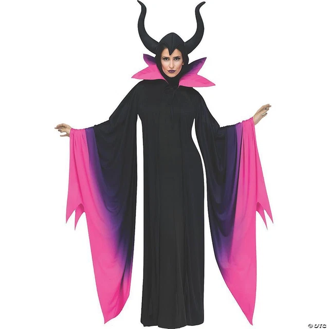 Maleficent Costume Women Evil Queen Villain Gothic Halloween Cosplay FW90262
