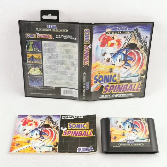 SONIC THE HEDGEHOG Spinball Mega Drive Sega Complete PAL £14.99 ...