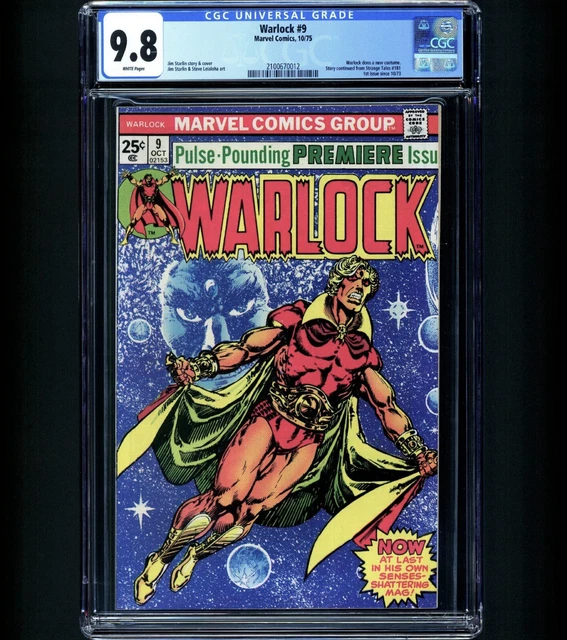 WARLOCK #9 CGC 9.8 1st THANOS & WARLOCK MEETING 1st In-Betweener Marvel 1975 NM