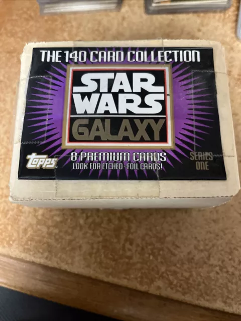 1993 Topps Lucasfilms Star Wars Galaxy Complete Set #1-140 Nrmt-Mint Range