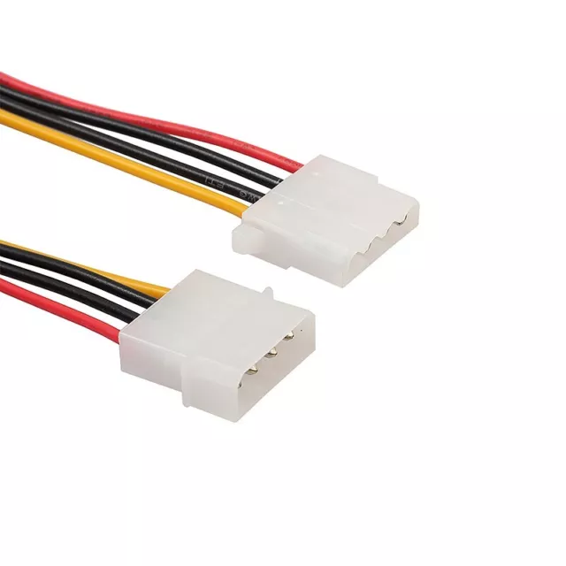 IDE 4 Pin Molex Verlängerungskabel Stecker auf Buchse PSU intern PC Netzteil Kabel 3