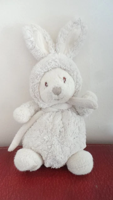 doudou ours deguisé en lapin musical bukowski beige/creme 15 cm
