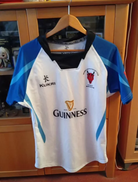 Kukri Beijing Devils Short Sleeve Rugby Shirt Size Large