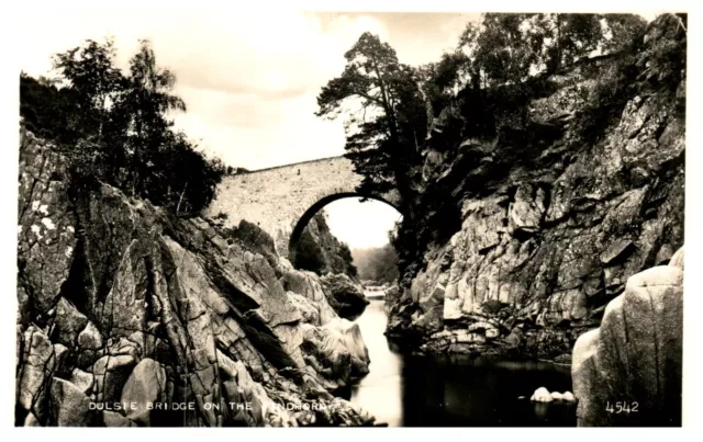 Postcard Dulsie Bridge on the River Findhorn Nairn Scotland