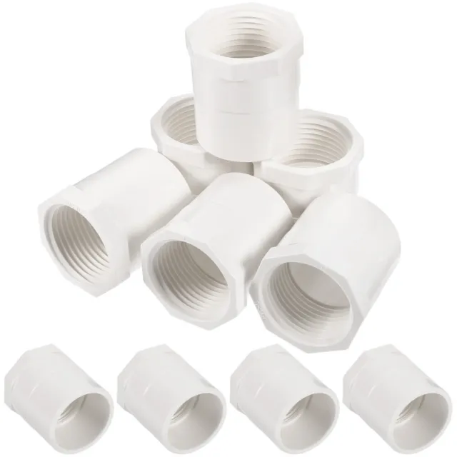 10 pz connettori tubi in PVC bianco tubo di scarico adattatore antiuscita