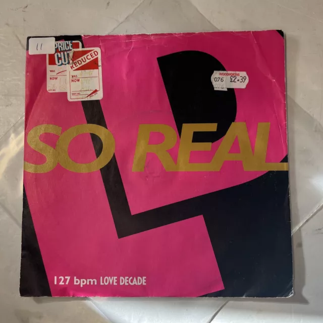 love decade - So Real 45 single vinyl 1991 House VG