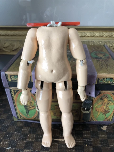 Antique Style Vintage Child Doll Jointed Doll Body 7” Tall … As Found