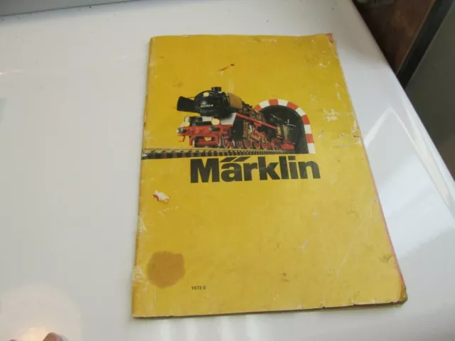 Marklin catalogue railway networks/car ech oh year 1973