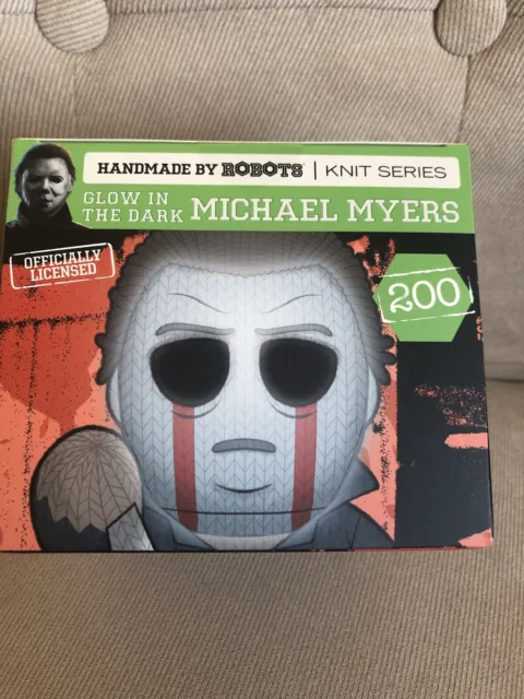 HALLOWEEN Handmade by Robots Knit Series Michael Myers #200 Glow in the Dark NEW