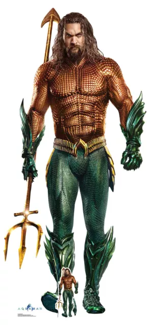 DC Comics - Aquaman - Lebensgroßer Pappaufsteller Standy - ca 90x194 cm