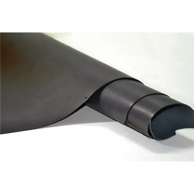 Black color Full Grain Vegetable Tanned Tooling Leather Leathercraft material