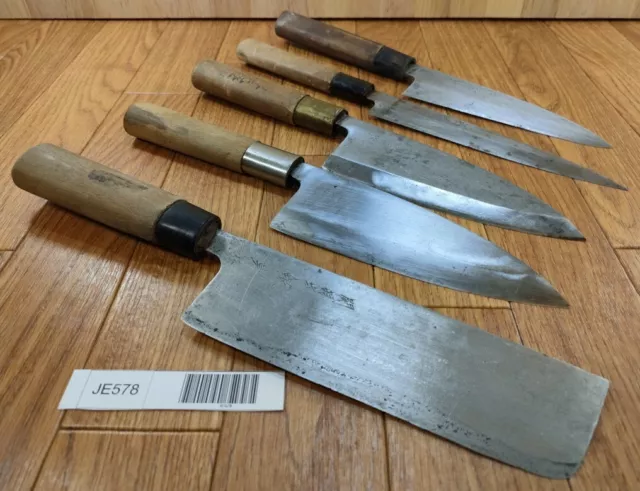 Japanisch Küchenchefs Küche Messer Set 5 Teile Yanagiba - Deba Nakiri Aus Japan