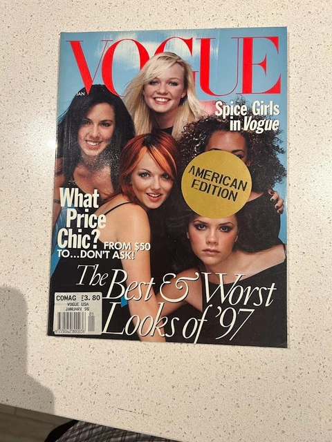 SPICE GIRLS - VOGUE Magazine January 1998 - BRAND NEW Vintage