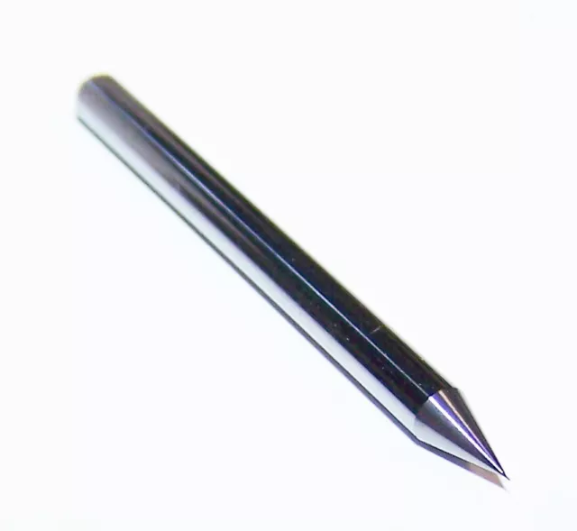 0.10mm (.0039") CARBIDE END MILL 4 FLUTE STUB LENGTH KYOCERA 1820-0039.006