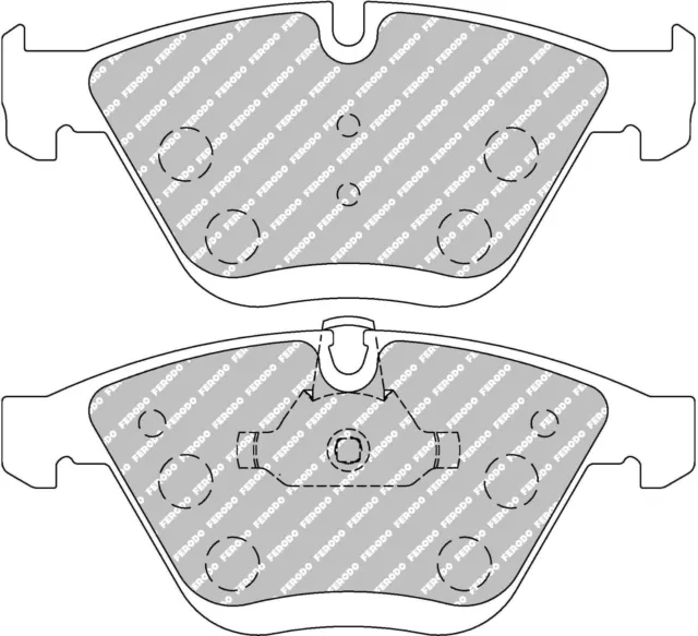 FERODO FCP4191H DS2500 Brake Pads front set BMW 325i E90/530d/535i F10/X1 E84