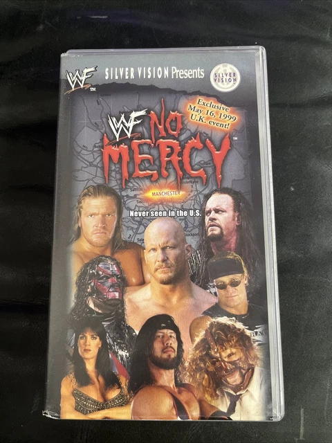 WWF NO MERCY 1999 VHS - UK Wrestling PPV - Silver Vision video - TESTED ...