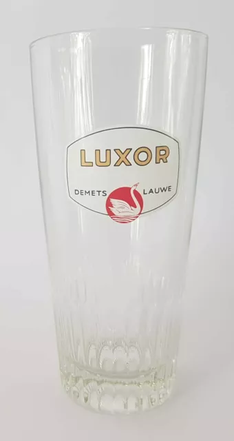 Glass With Beer Luxor Demets Lauwe 25 CL NOS 41