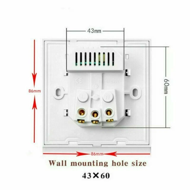 Presa Da Parete 3 In 1 HDMI E VGA - Pannello Multimedia Con Protezione Multi-Livello - Materiale ABS Resistente - Foto 7