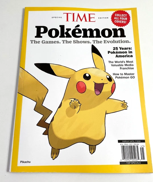 TIME POKEMON SPECIAL Edition June 2024 Pikachu Cover, Games, Shows