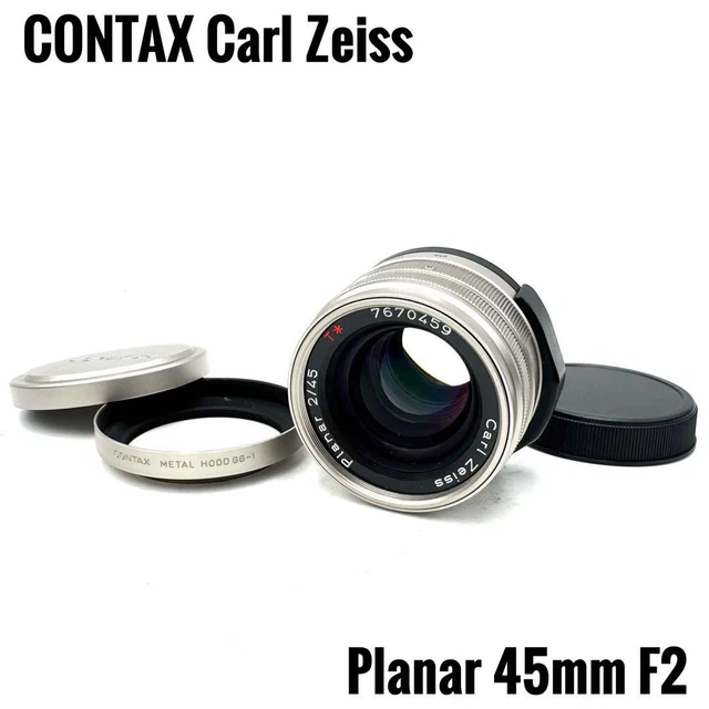 CONTAX CARL ZEISS Planar T * 45mm F2 Lente Excelente Estado