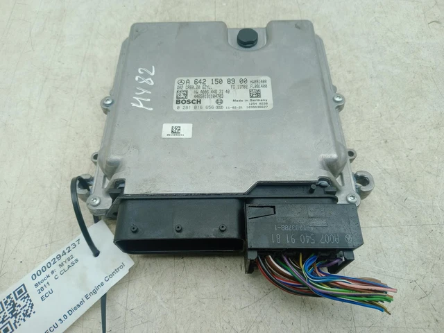 MERCEDES C CLASS Engine Control Module Ecu Diesel A6421508900 W204 2007 MERCEDES C CLASS Engine Control Module Ecu Diesel A6421508900 W204 2007