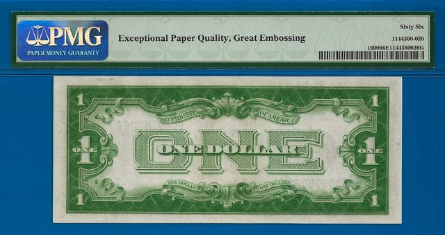 Near TOP POP ✅1928 $1 S/C ➡️ 2nd Finest 🔴 2 Digit # 28 ⬅️ PMG 66EPQ - FA Block 3