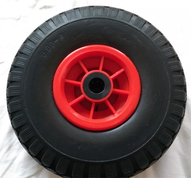 EINESIN Pannensicheres Sackkarrenrad - Vollgummireifen 255x80 Mm Für Schubkarren & Bollerwagen