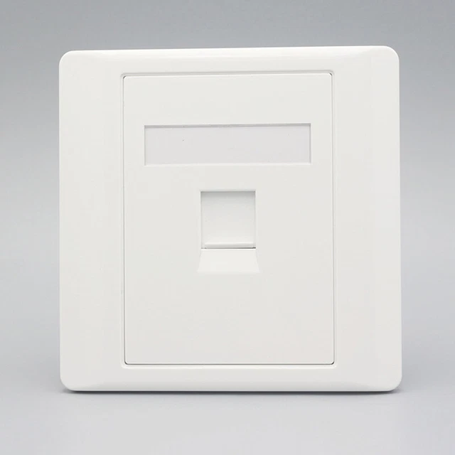 86 TYPE NETWORK Ethernet LAN Gigabit RJ45 Cat6 Outlet Socket Keystone ...