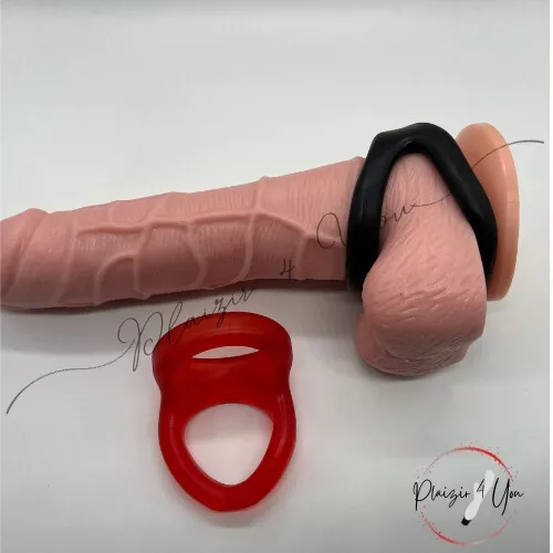 jouet adulte Cockring Silicone Anneau Penis Homme ejaculation precoce  plaisir +