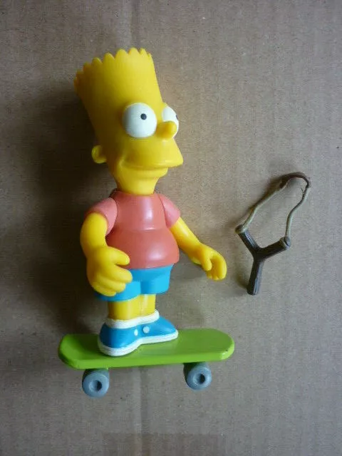 Figurine Playmates Toys  Simpson  / Bart  /   Complet Avec Accesoires